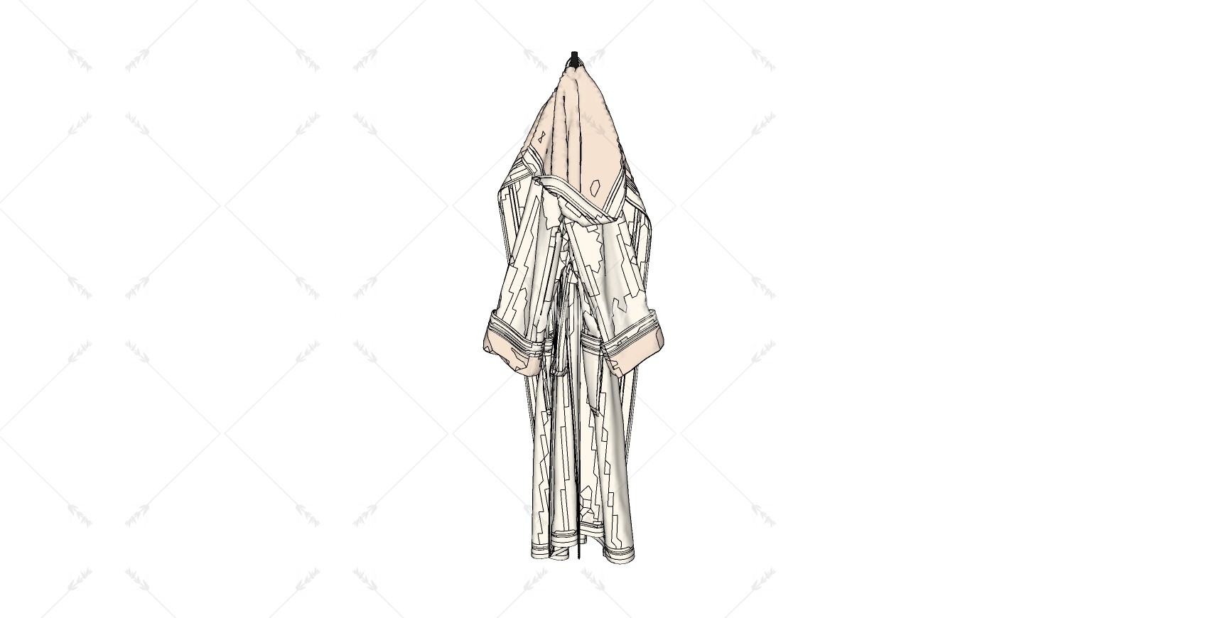服装 _鞋_帽_包SU模型下载-1