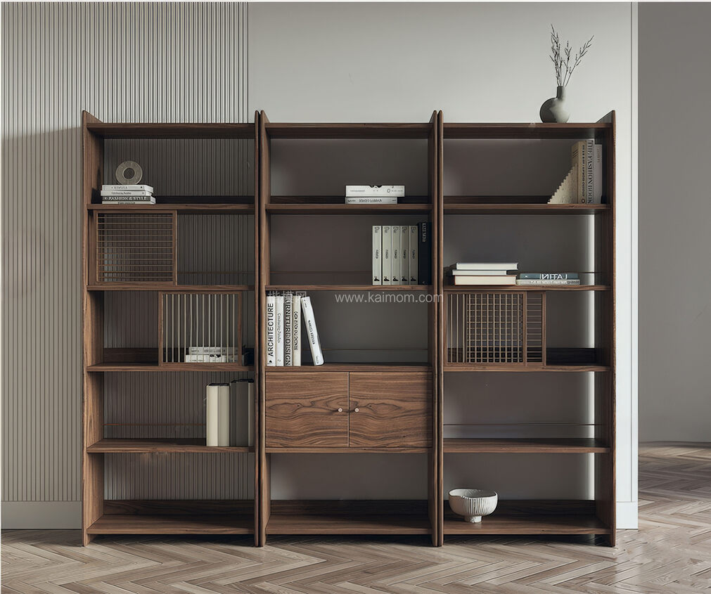 书柜置物架SU模型下载-1