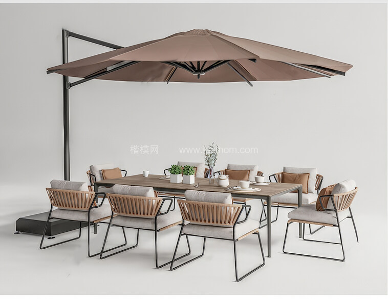 户外家具SU模型下载-1