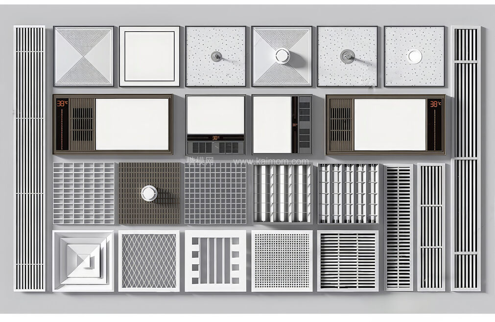 空调SU模型下载-1