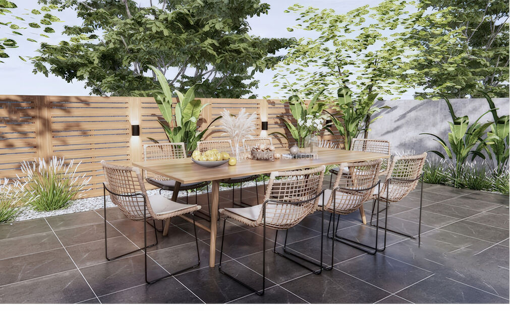 户外家具SU模型下载-1