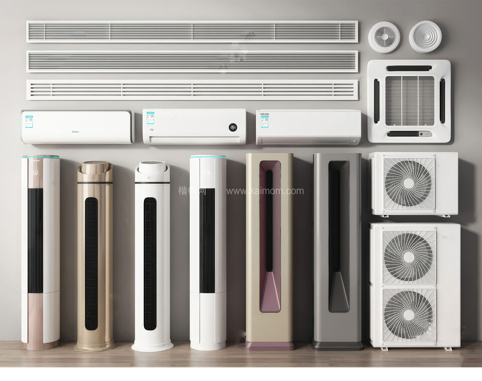 空调SU模型下载-1