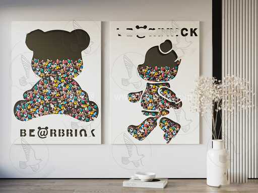 装饰挂画_壁画SU模型下载-1