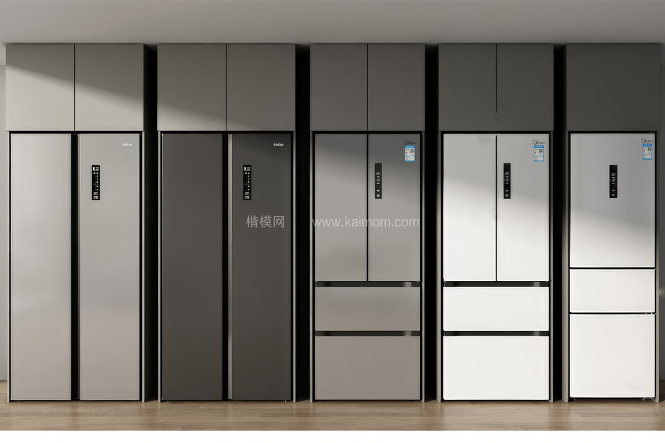 冰箱冰柜SU模型下载-1