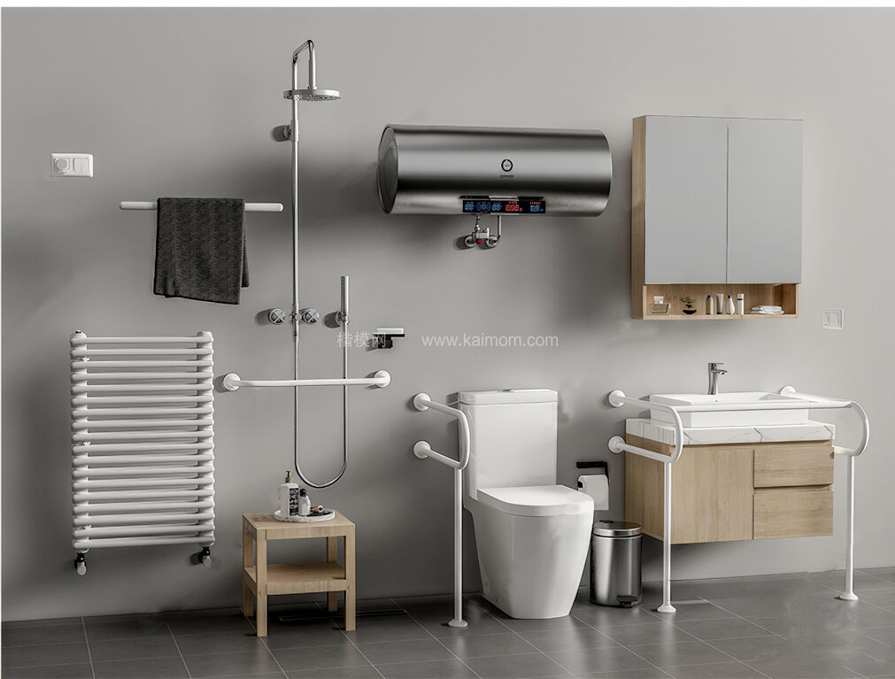 马桶_洗脸盆_小便斗_淋浴花洒SU模型下载-1