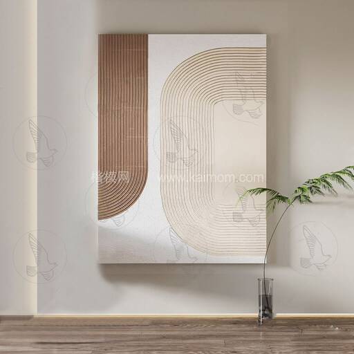 装饰挂画_壁画SU模型下载-1