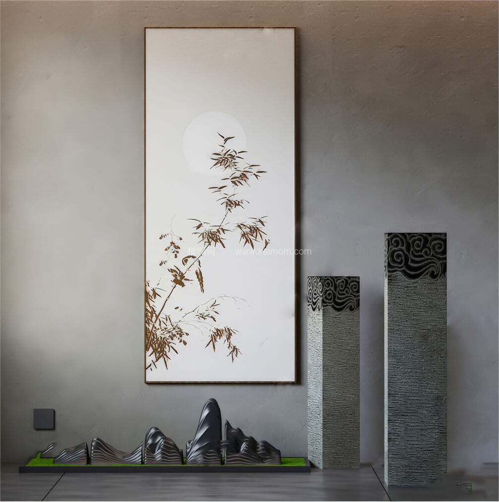 装饰挂画_壁画SU模型下载-1