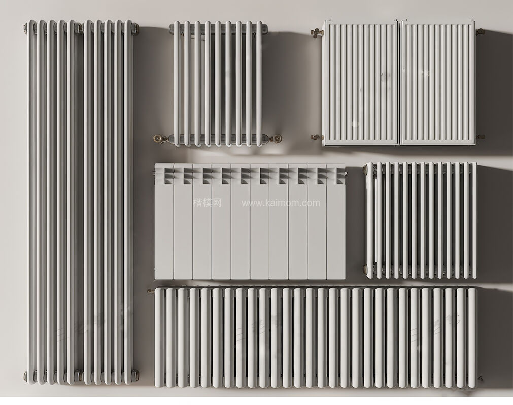 暖气片_取暖片SU模型下载-1