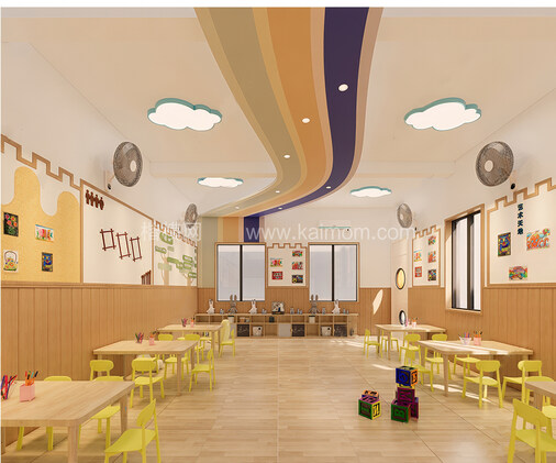 幼儿园早教SU模型下载-1