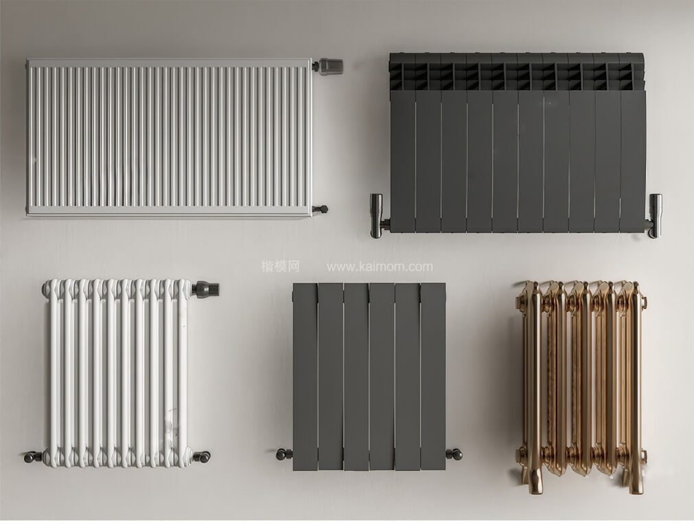 暖气片_取暖片SU模型下载-1