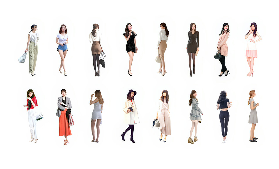 亚洲人物SU模型下载-1