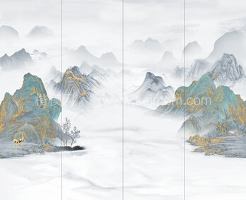 中式壁纸贴图下载-1