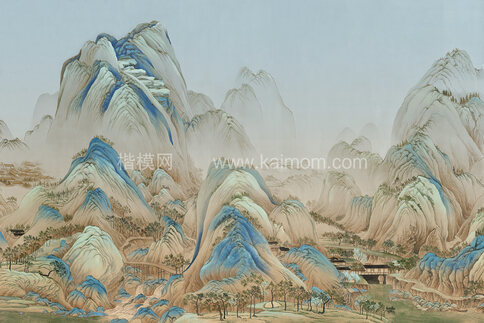 高清山水壁纸_壁画贴图下载-1