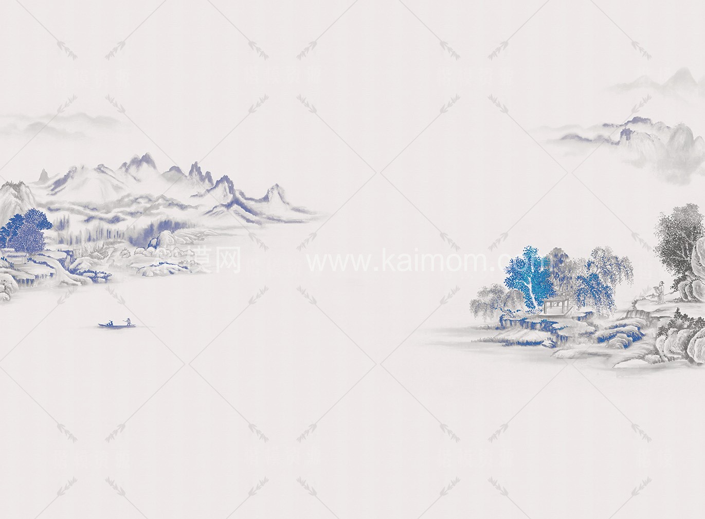 高清山水壁纸_壁画贴图下载-1