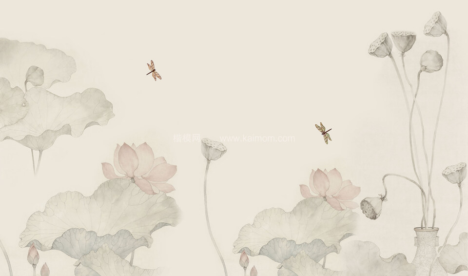 中式壁纸贴图下载-1