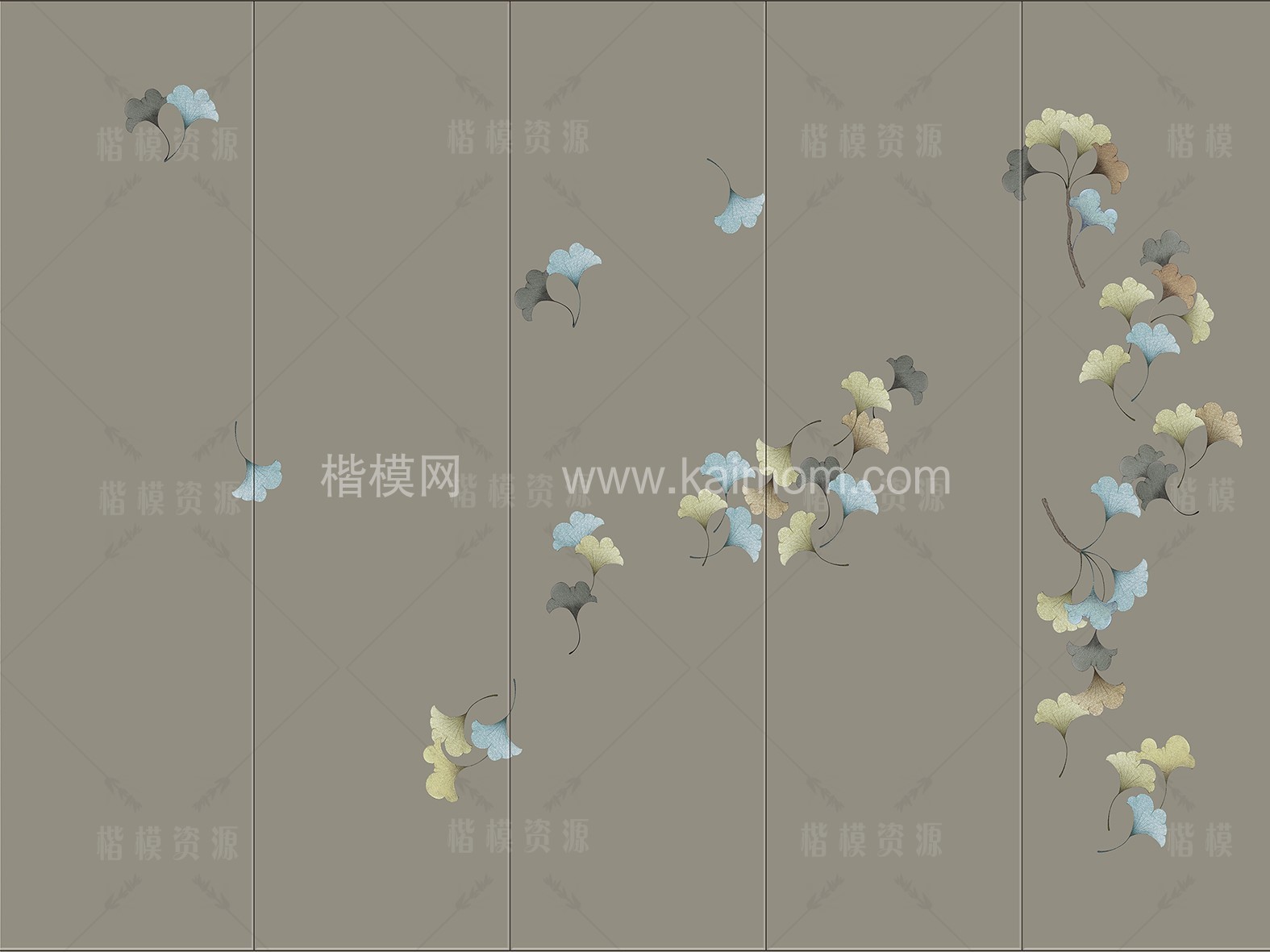 中式壁纸贴图下载-1