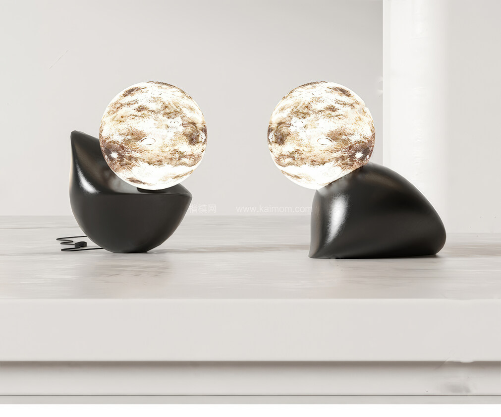 月球灯SU模型下载-1