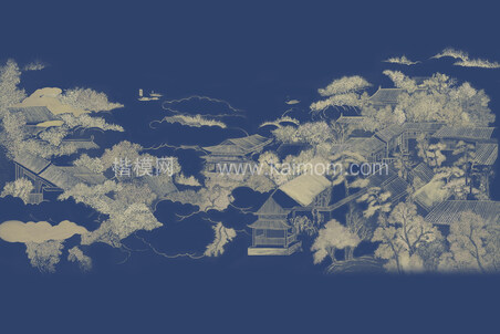 高清山水壁纸_壁画贴图下载-1