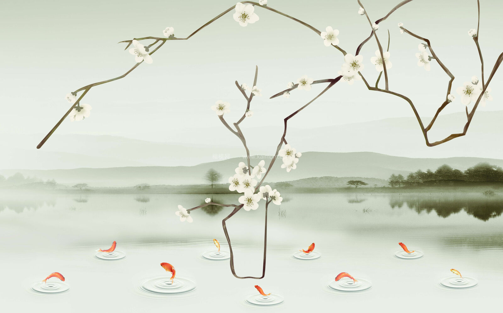 中式壁纸贴图下载-1