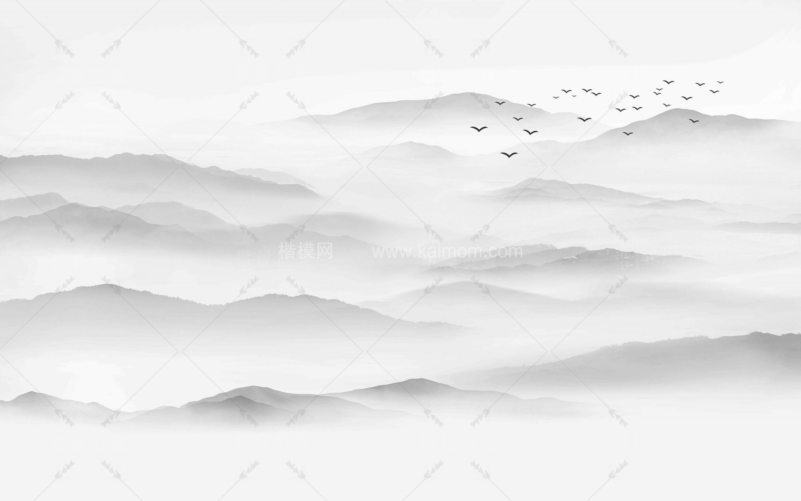 高清山水壁纸_壁画贴图下载-1