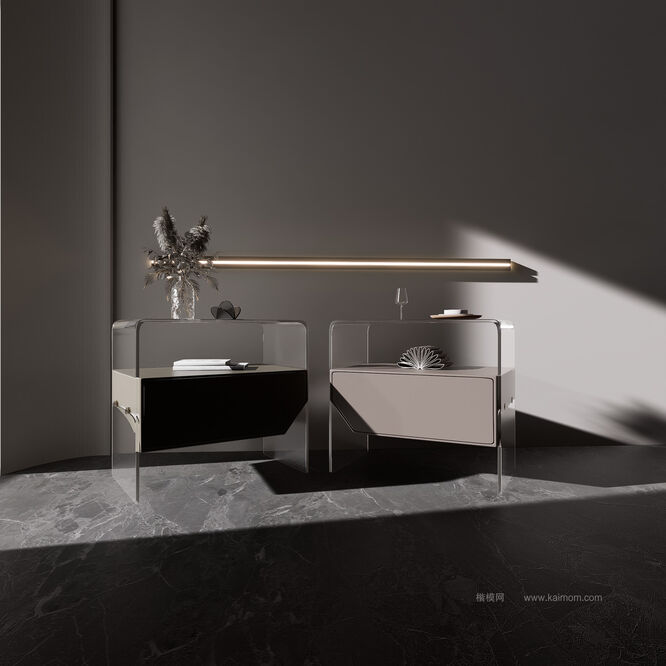 床头柜D5模型下载-1