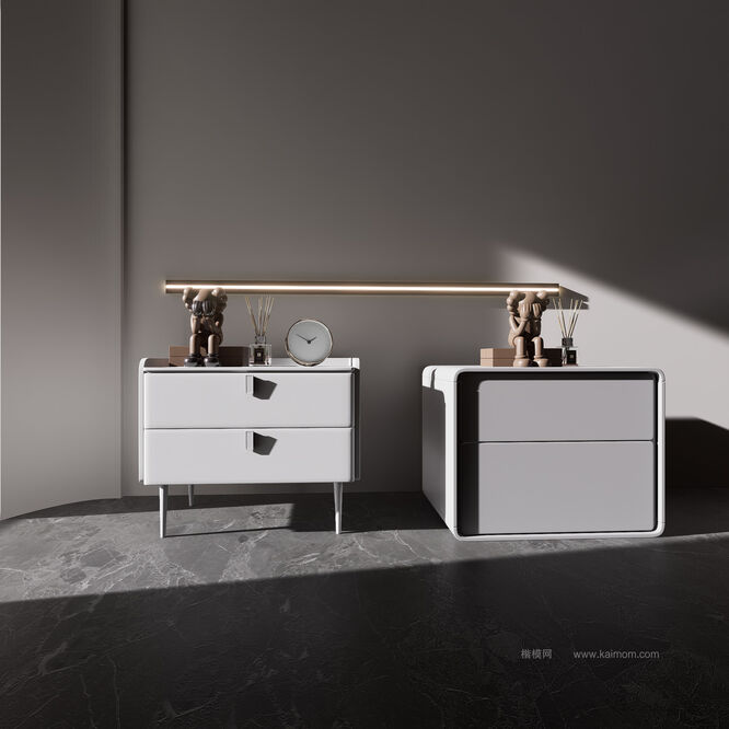 床头柜D5模型下载-1