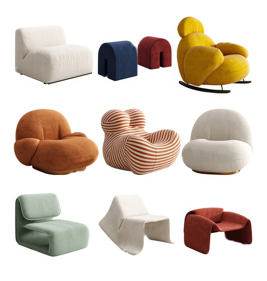 懒人沙发SU模型下载-1