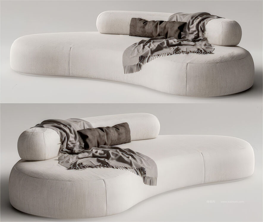 多人沙发SU模型下载-1