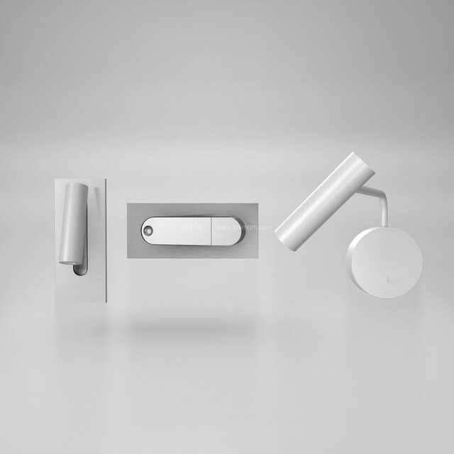 SU壁灯模型，Ens直接渲染，免调材质-1