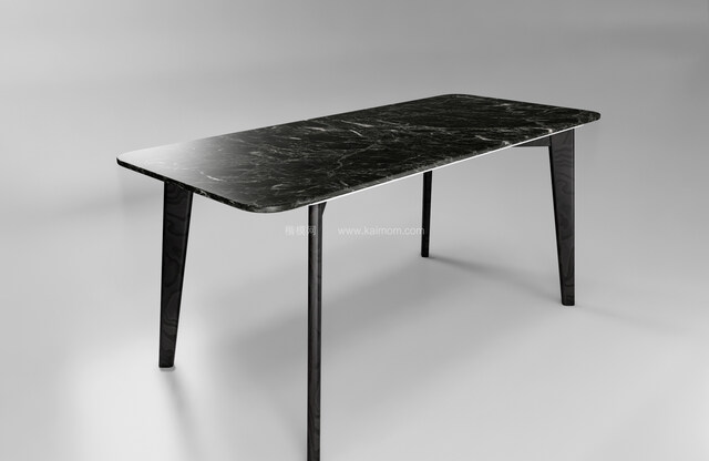 SU餐桌模型，Ens直接渲染，免调材质-1