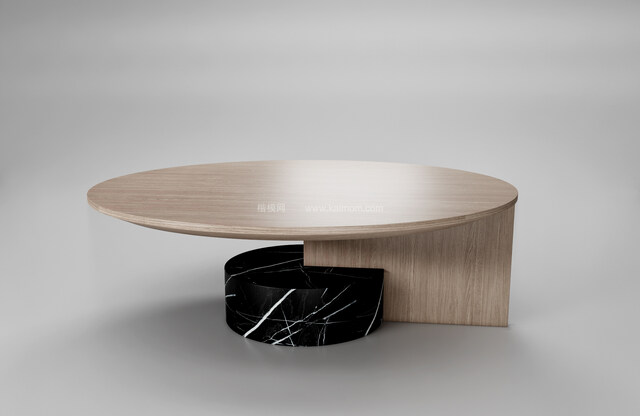 SU茶几模型，Ens直接渲染，免调材质-1