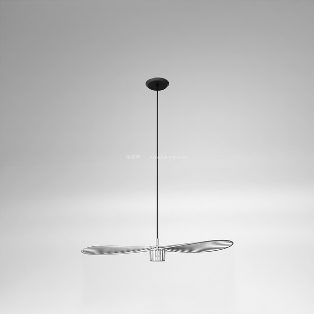 SU吊灯模型，Ens直接渲染，免调材质-1