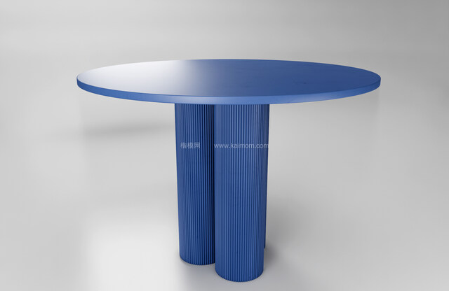 SU餐桌模型，Ens直接渲染，免调材质-1