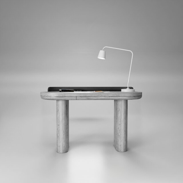 SU书桌模型，Ens直接渲染，免调材质-1