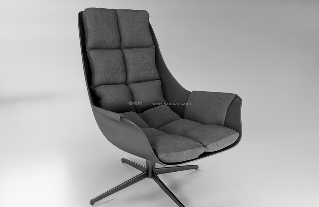 SU单人沙发模型，Ens直接渲染，免调材质-1