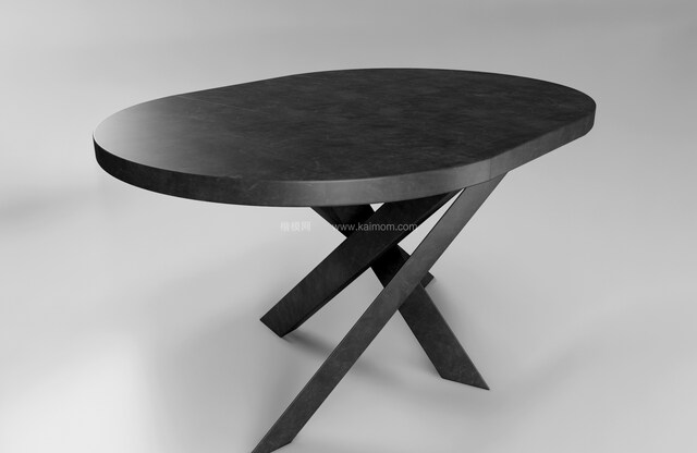 SU餐桌模型，Ens直接渲染，免调材质-1