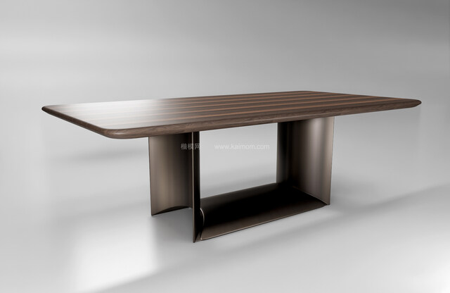 SU餐桌模型，Ens直接渲染，免调材质-1