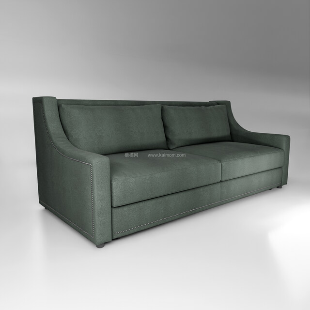 SU多人沙发模型，Ens直接渲染，免调材质-1