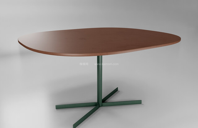 SU餐桌模型，Ens直接渲染，免调材质-1