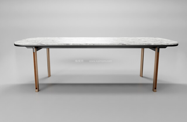 SU餐桌模型，Ens直接渲染，免调材质-1