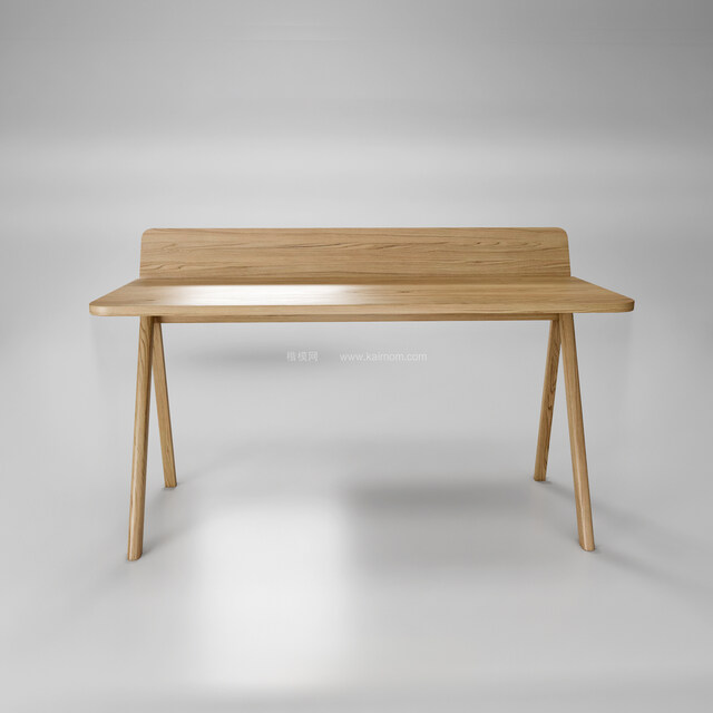 SU书桌模型，Ens直接渲染，免调材质-1