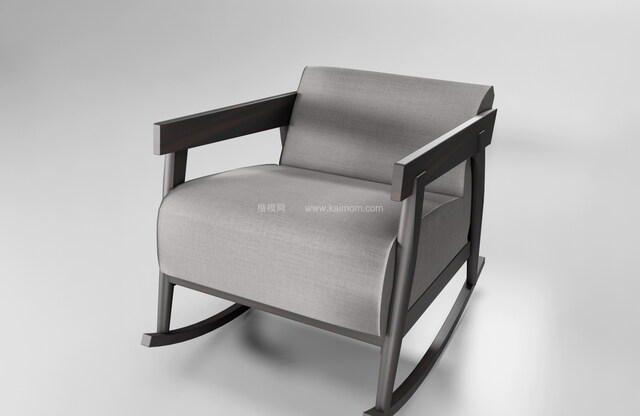 SU单人沙发模型，Ens直接渲染，免调材质-1