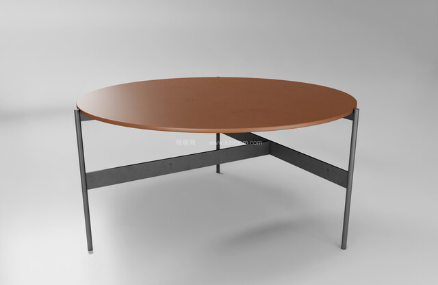 SU茶几模型，Ens直接渲染，免调材质-1