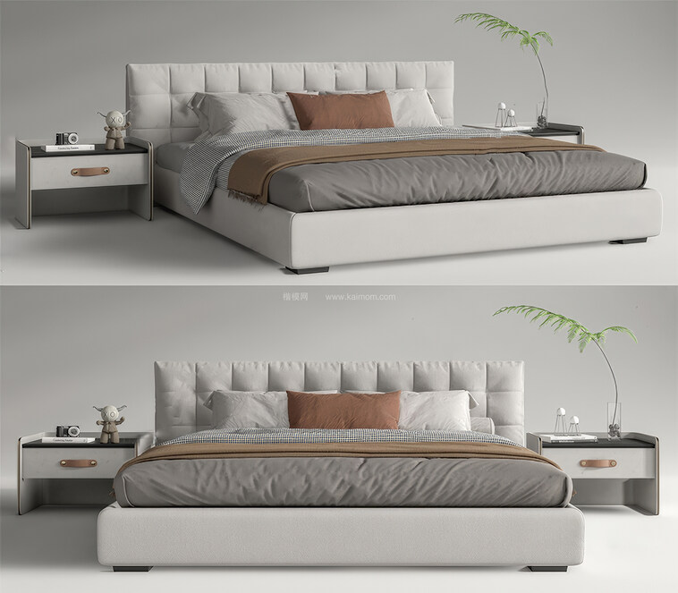 床sketchup模型下载-1