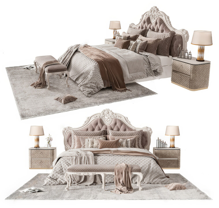 床sketchup模型下载-1