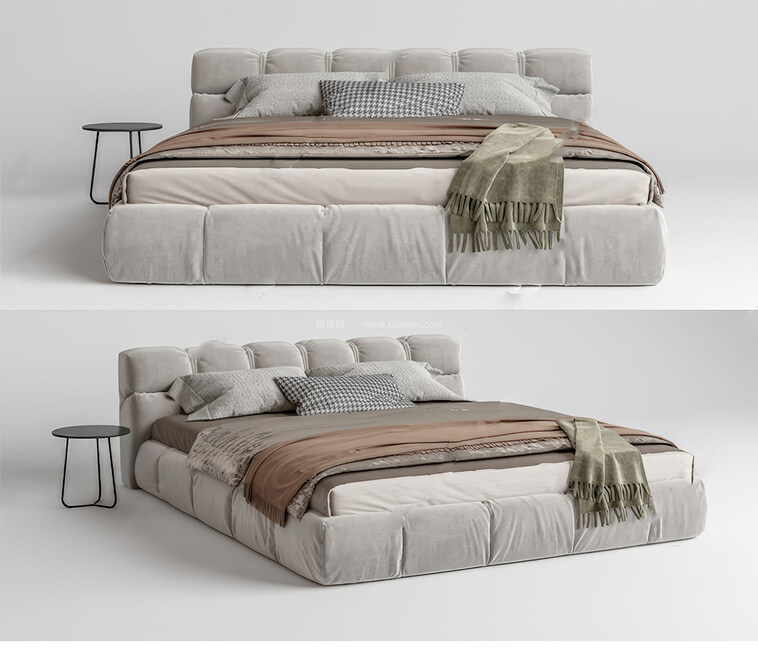 床sketchup模型下载-1