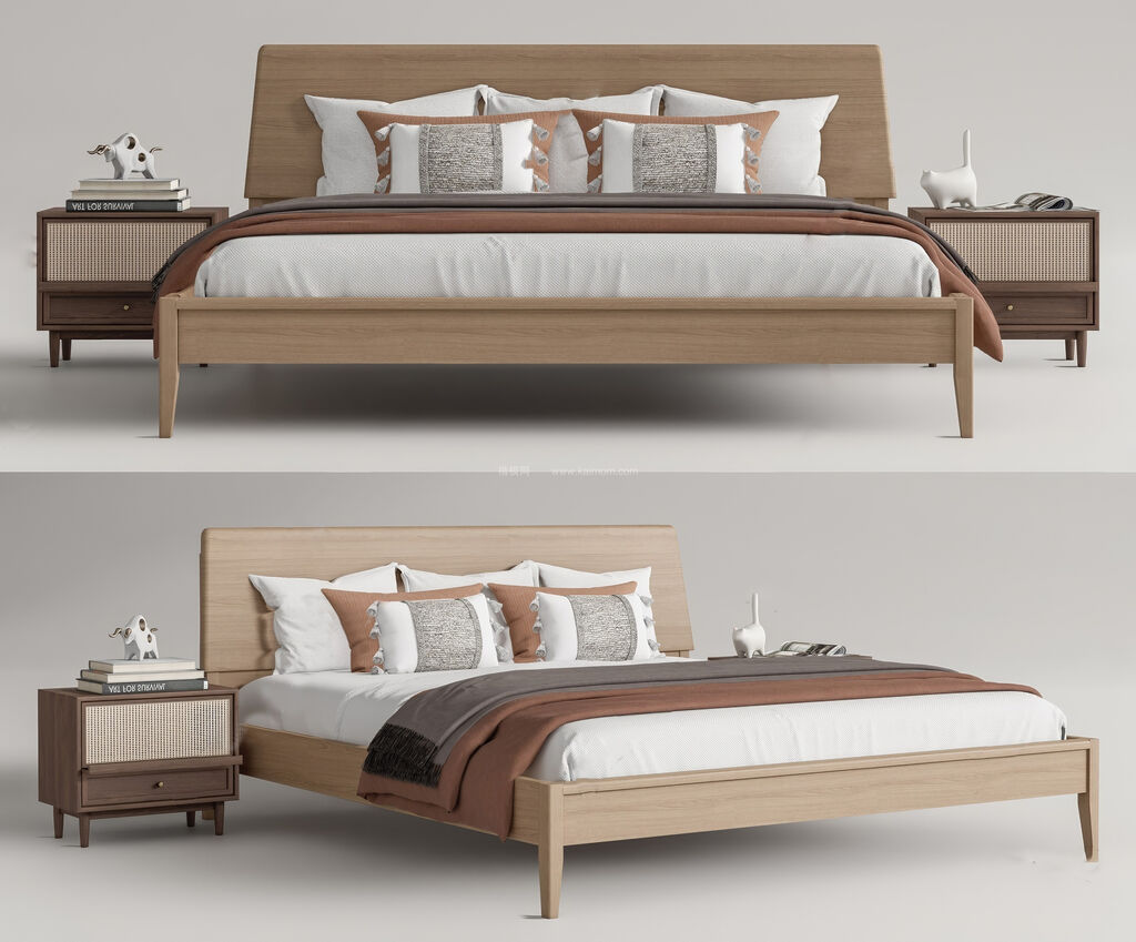 床sketchup模型下载-1