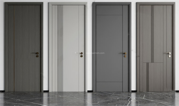 房间门SU模型下载-1