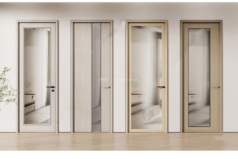 房间门SU模型下载-1