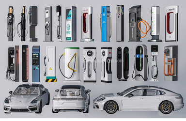 充电桩SU模型下载-1